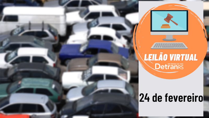 Detran leilão virtual 24FEV