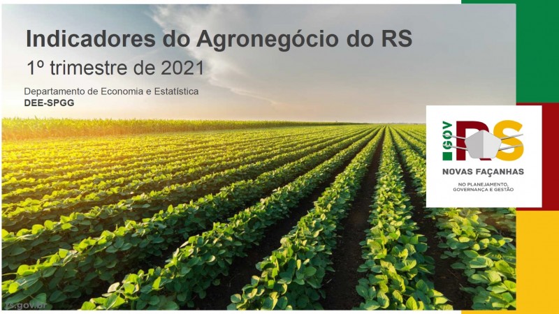 indicadores do agronegócio 1 trimestre de 2021