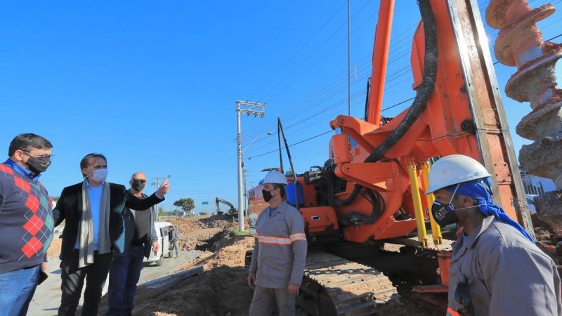 obras passarela ERS 118