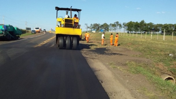 Trabalhos incluem melhorias na pista e na sinalização horizontal