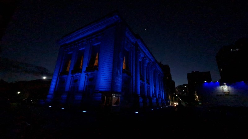 Novembro Azul palácio iluminado1