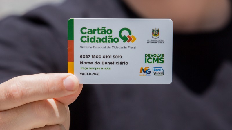 O Devolve ICMS é pago diretamente pelo Cartão Cidadão (Foto Reprodução/Internet)