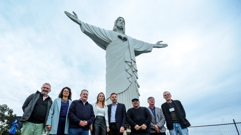 Cristo Protetor Gaúcho chega a 100 mil visitas neste 20 de