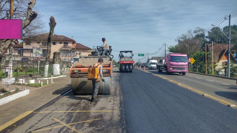 Obras da EGR em Nova Petrópolis