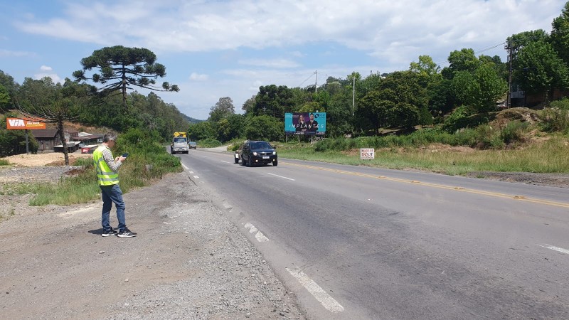 Bloco 3 de rodovias no município de Portão