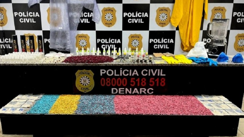 Mais de 17 mil comprimidos de ecstasy foram apreendidos na Operação Albuquerque
