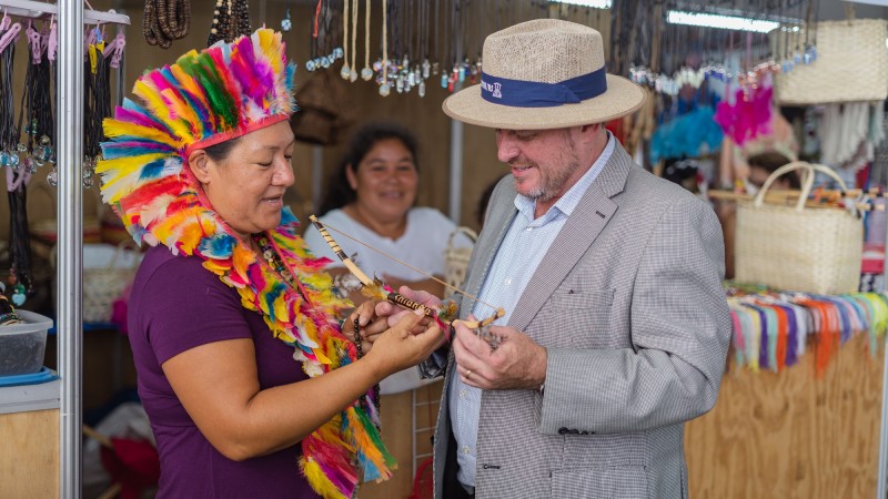Participação na feira dá visibilidade étnico-cultural aos povos originários do Rio Grande do Sul