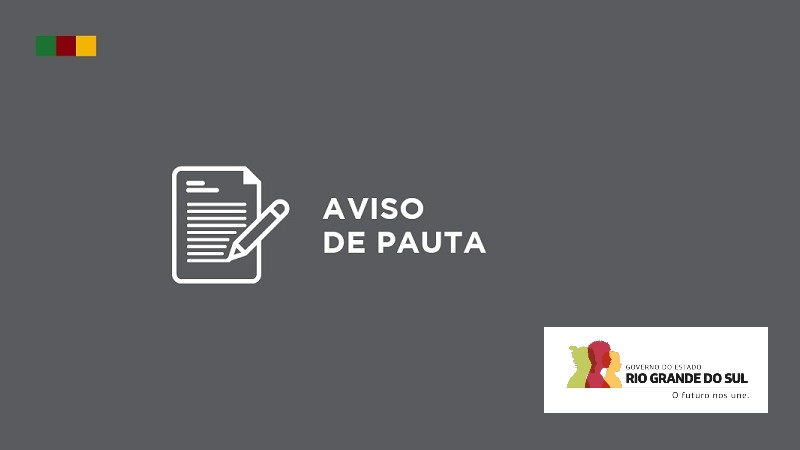 card aviso de pauta o futuro nos une