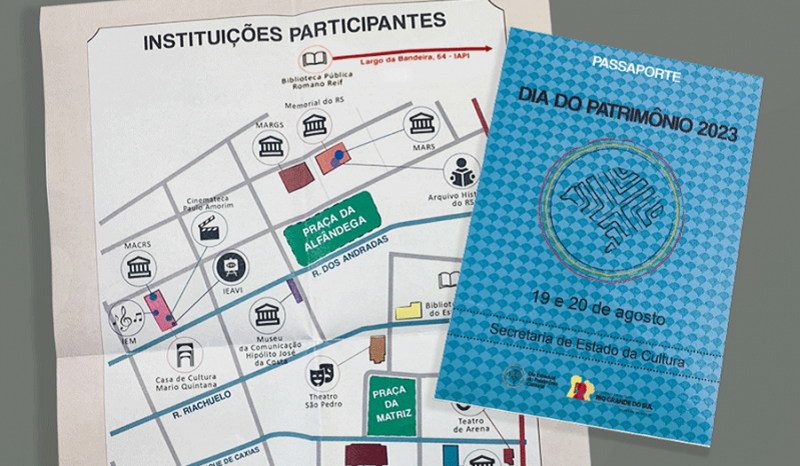 Passaporte do Dia Estadual do Patrimônio Cultural, lançado pela Sedac -Foto: Divulgação Sedac