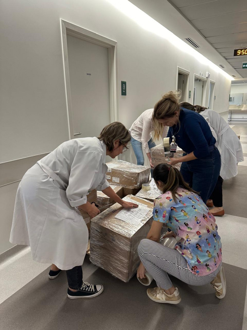 Bolsas de alimentação parenteral foram adquiridas pelo Hopsital de Clínicas
