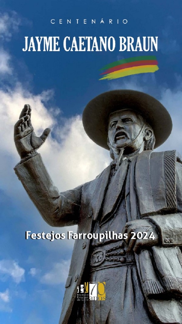 E book dos Festejos Farroupilhas de 2024 exalta Jayme Caetano Braun
