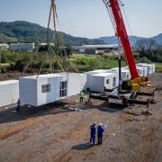 Estado inicia instalação das casas temporárias em Encantado