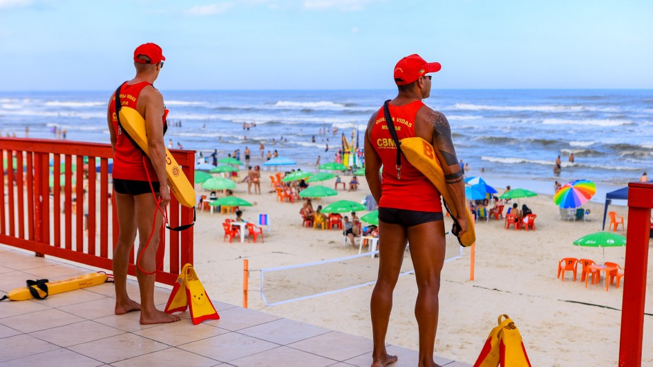 Guarda vidas no litoral em Operação Verão Total 2023 2024