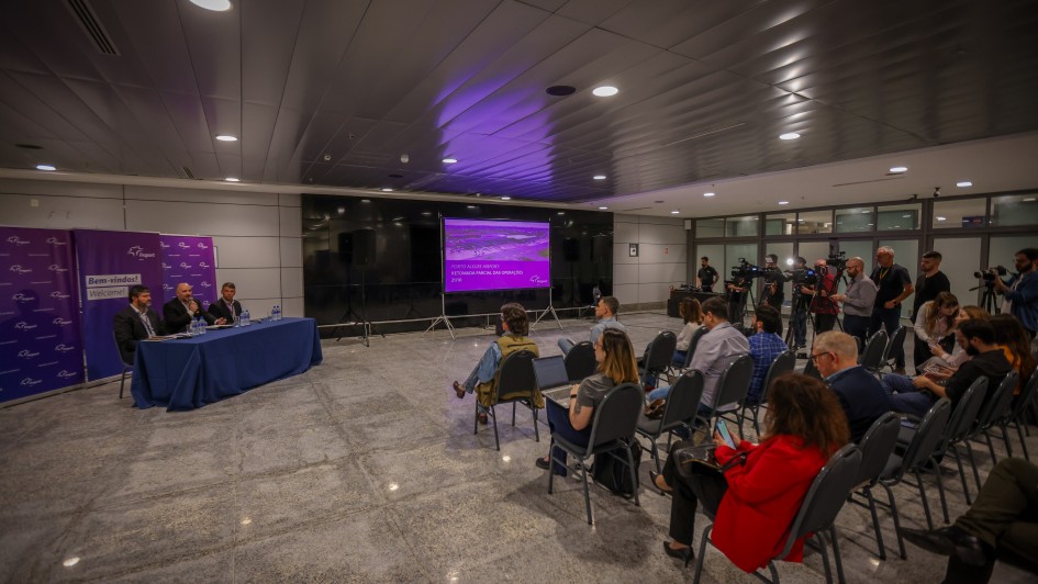 Apresentação reabertura do aeroporto Salgado Filho