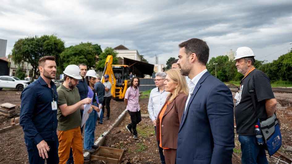 Obra de revitalização da Estação Férrea