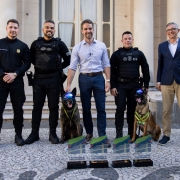 28 10 2024   Recepção aos policiais que foram premiados no K9 Olympics da América do Sul