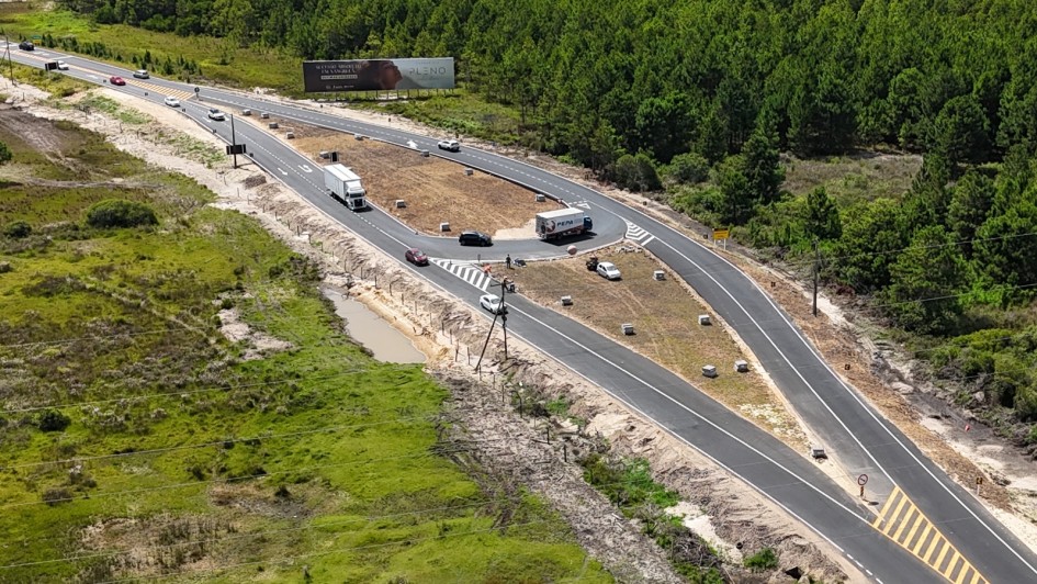 Mudanças em rótula trazem mais segurança para motoristas no Litoral Norte