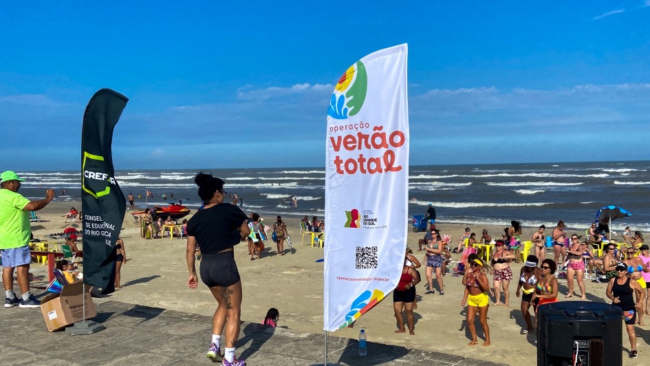 Secretaria do Esporte e Lazer na Operação Verão Total
