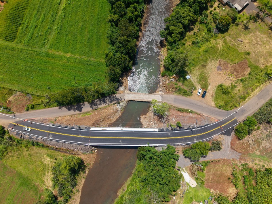 Nova travessia tem duas pistas e 40,35 metros de extensão -Foto: Mauricio Tonetto/Secom