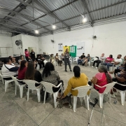 Comitê Científico conversa com a comunidade do bairro Rio Branco em Canoas 