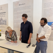 Ato de assinatura celebra início da obra de restauração do Memorial do Rio Grande do Sul