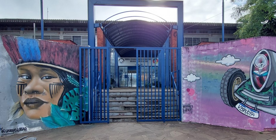 Escola Wolmar Antônio Salton, em Passo Fundo, recebeu R$ 3 milhões para reparos gerais -Foto: Divulgação Seduc