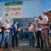 Gabriel Souza inauguração obras hospital e ESF1 em Caibaté região noroeste do RS MAIO 2025