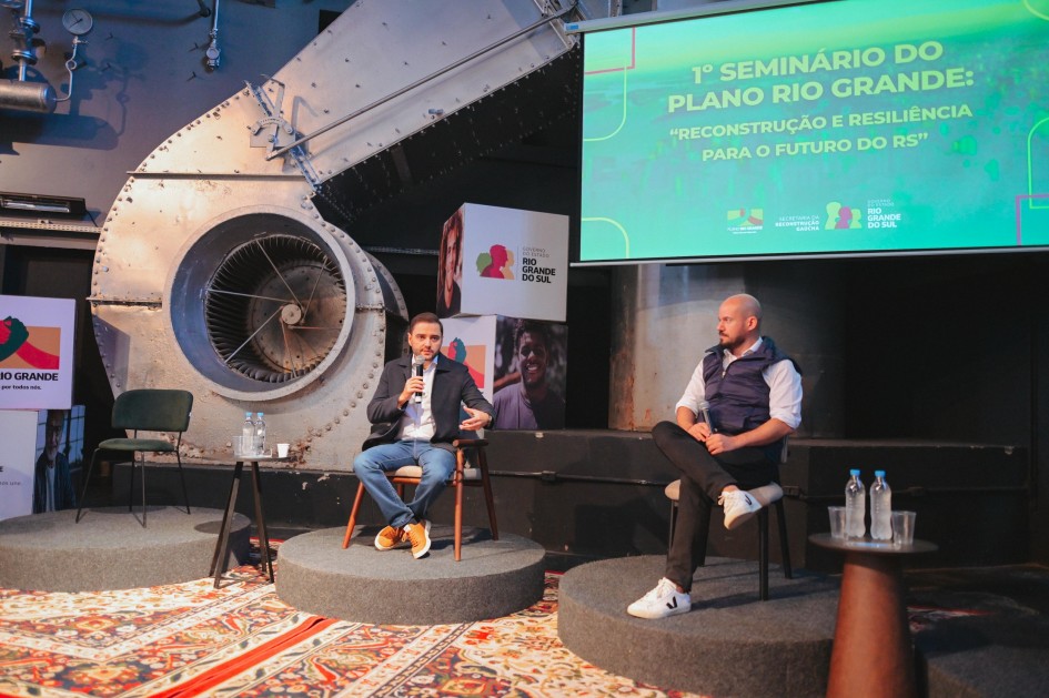 Gabriel Souza fala sobre o Plano Rio Grande em seminário