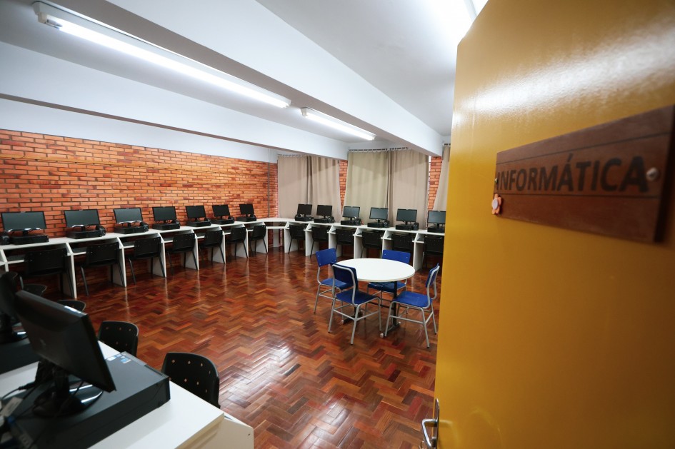 Reforma da sala de informática já foi concluída -Foto: Luís André/Secom