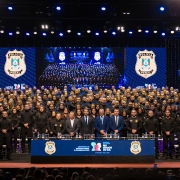 Solenidade de formatura de novos integrantes do Sistema Penal
