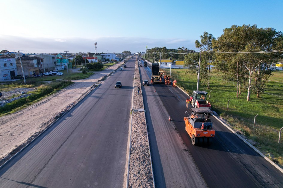 Obras de duplicação da ERS 734