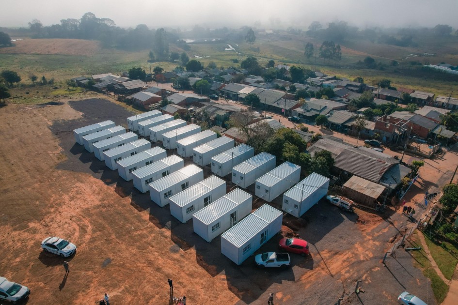 Investimento total em Rio Pardo para as moradias temporárias é de aproximadamente R$ 5,3 milhões