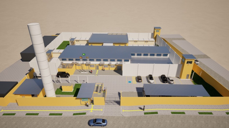 Projeto do Presídio Policial Militar (PPM), em Porto Alegre
