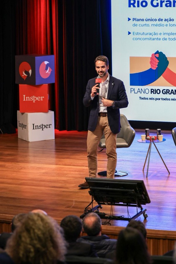 Leite no evento do Insper