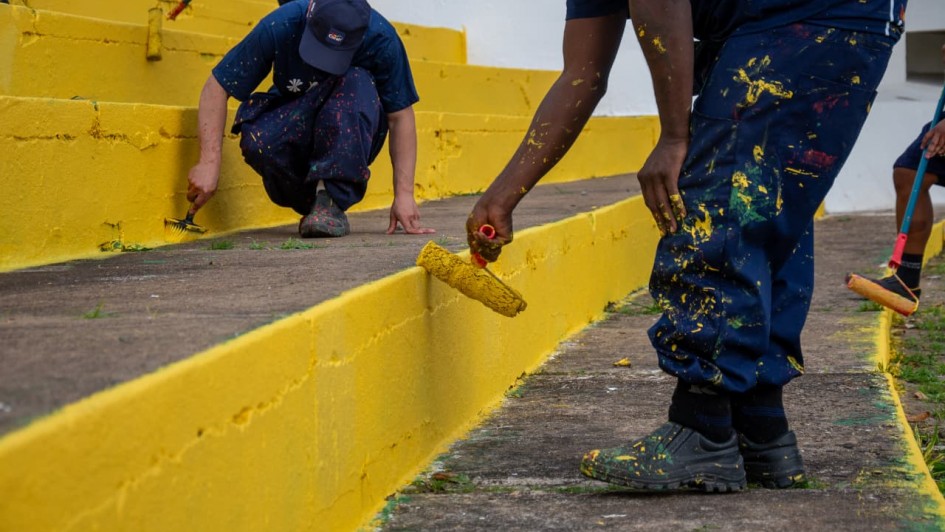 Trabalho prisional leva novas cores ao Parque de Exposições Assis Brasil