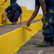 Trabalho prisional leva novas cores ao Parque de Exposições Assis Brasil