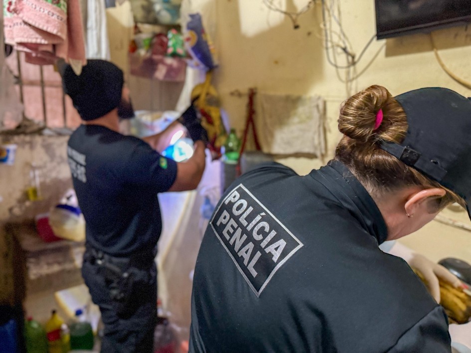Presença firme da Polícia Penal nas unidades prisionais resultou em inúmeras apreensões e maior controle e disciplina -Foto: Rafa Marin/Arquivo Ascom Polícia Penal
