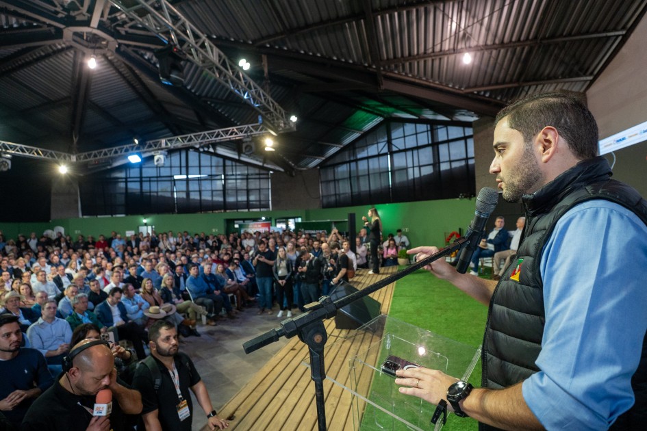 Gabriel Souza lembrou importância da feira para o produtor rural e para o RS