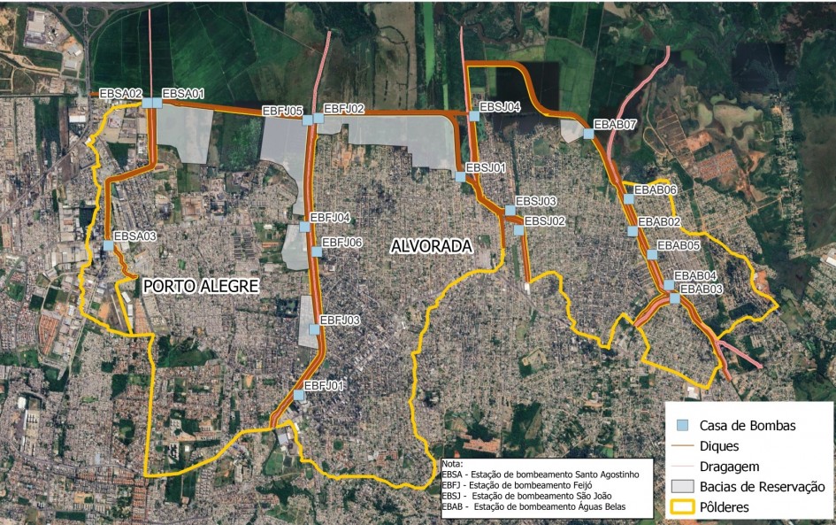 Mapa SPCC Feijo Porto Alegre e Alvorada
