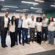 Leite recebe jovens selecionados do Partiu Futuro Reconstrução para missão na Espanha   out25