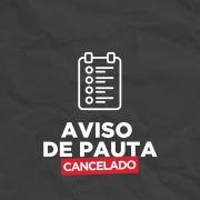 Aviso de pauta cancelado