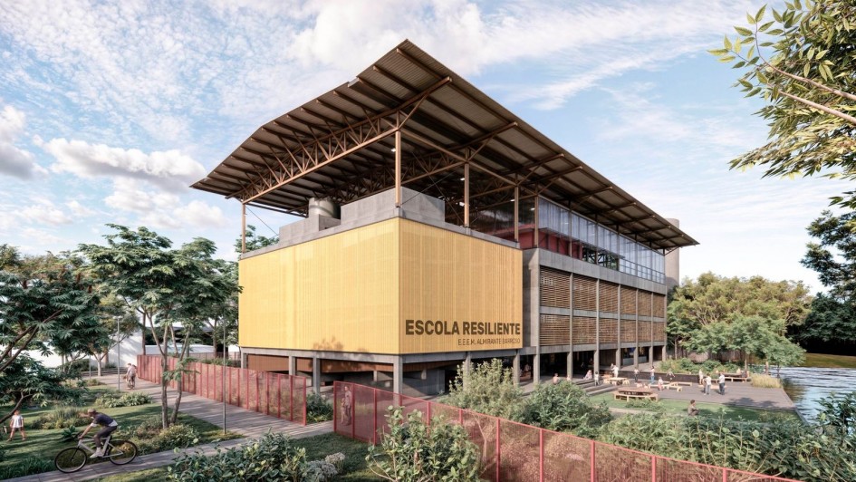 Governo do Estado vence Holcim Awards, maior prêmio global de construção sustentável, com o projeto Escolas Resilientes.