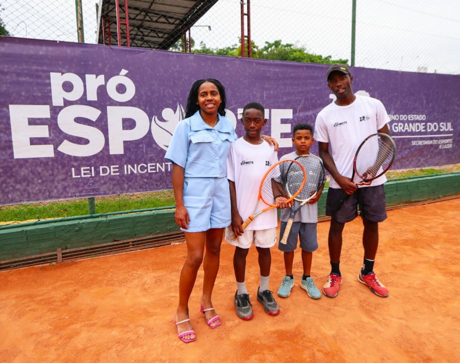 Irmãos de Rafael treinam no mesmo instituto em Porto Alegre que ele recebeu oportunidade pelo Pró-Esporte RS -Foto: Luís André Pinto/Secom