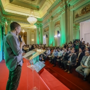 Apresenta&ccedil;&atilde;o do programa no Pal&aacute;cio Piratini.