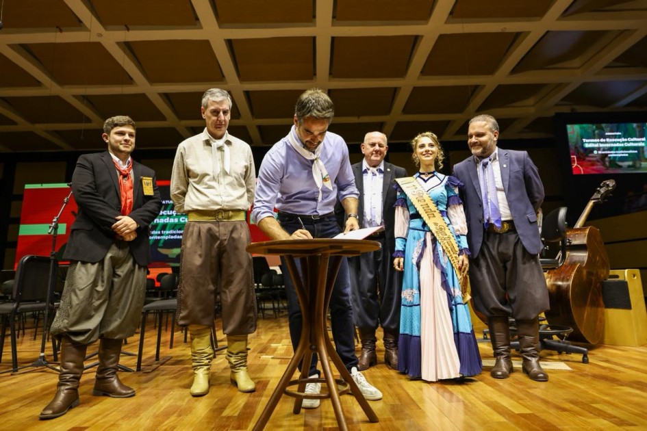 Governador anunciou prosseguimento do incentivo ao tradicionalismo para 2026 -Foto: Vitor Rosa/Secom