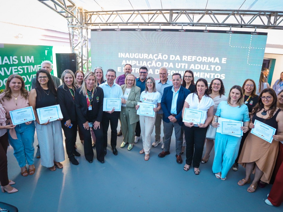 Equipes da 10ª CRS receberam certificados da Rede Bem Cuidar RS -Foto: Arthur Vargas/Ascom SES