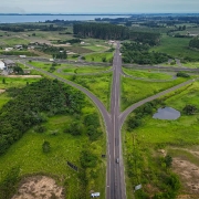 Imagem aérea da Rota do Sol