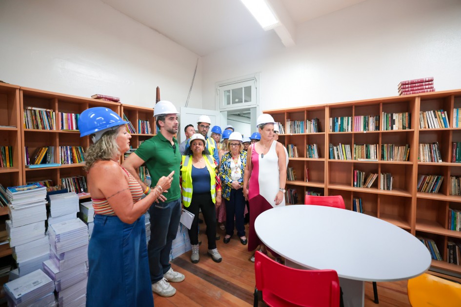 Intervenções na instituição incluem revitalização completa, substituição de janelas e recuperação do ginásio -Foto: Vitor Rosa/Secom