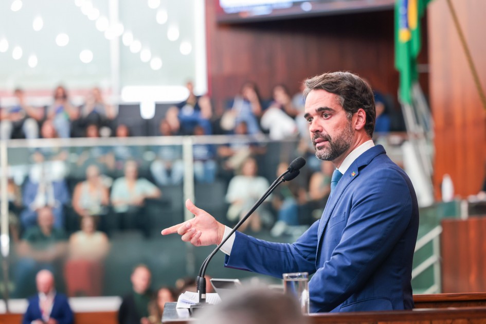 Leite enfatizou as transformações na administração estadual como reformas, equilíbrio fiscal e evolução da gestão pública -Foto: Vitor Rosa/Secom