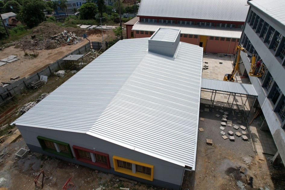 IEE Cristóvão de Mendoza é uma das escolas públicas mais tradicionais da Serra e atende 940 alunos -Foto: Matheus Gaglietti de Candido/SOP